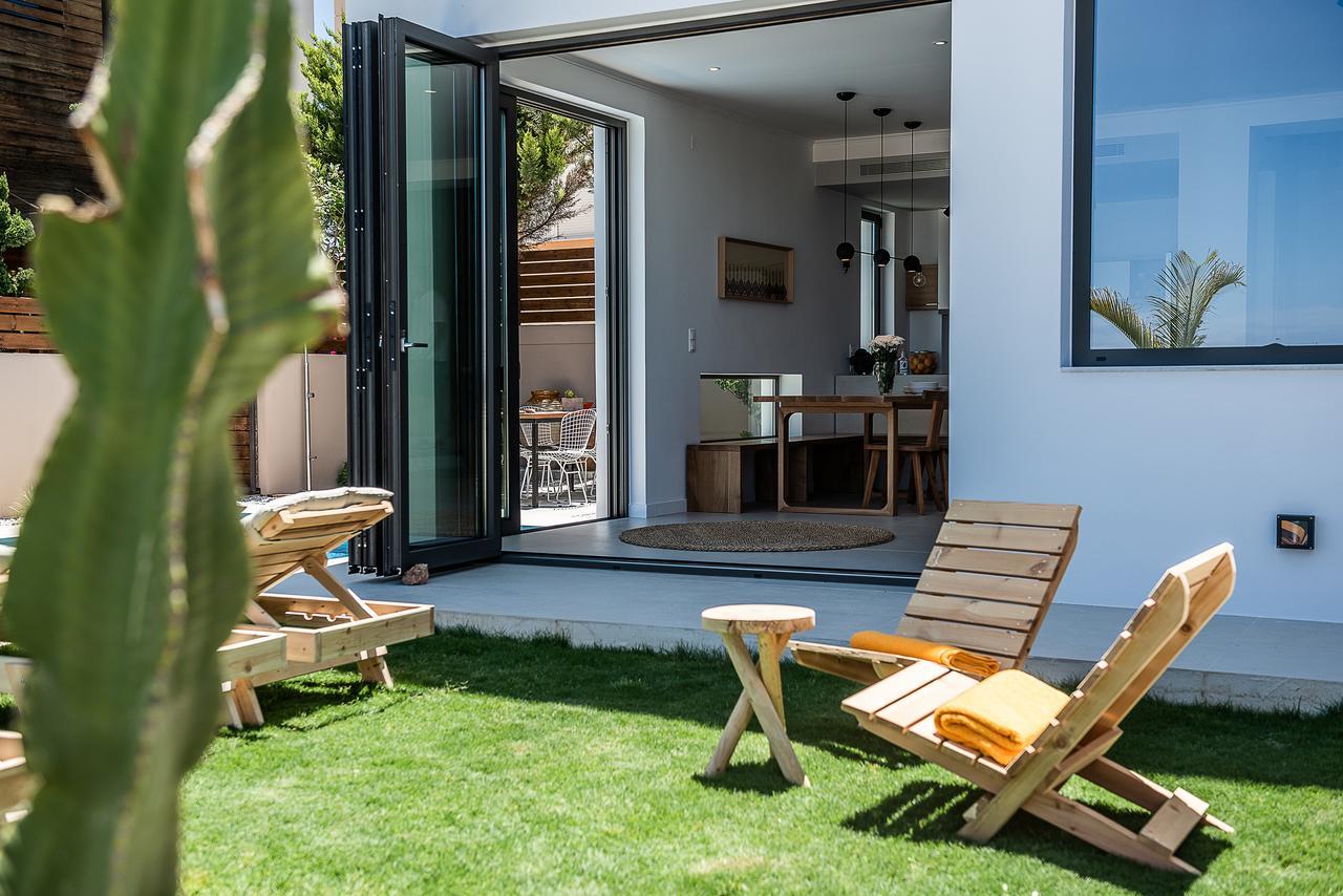 Fos Villa, A Luxe House With Private Heated Pool Galatas  Exterior photo